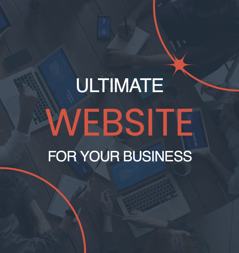 Poster for ultimate website for your business